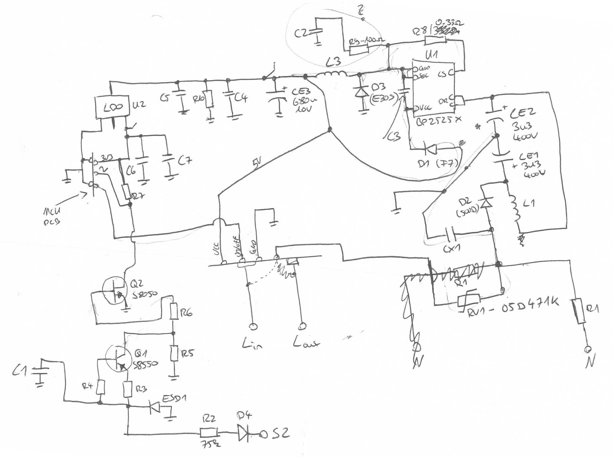 reverse engineered schematic